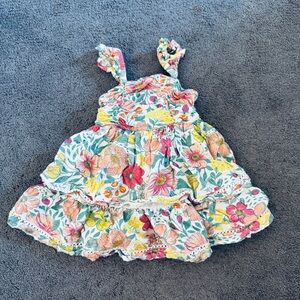 Cupcakes & Cashmere | Floral Tiered Dress